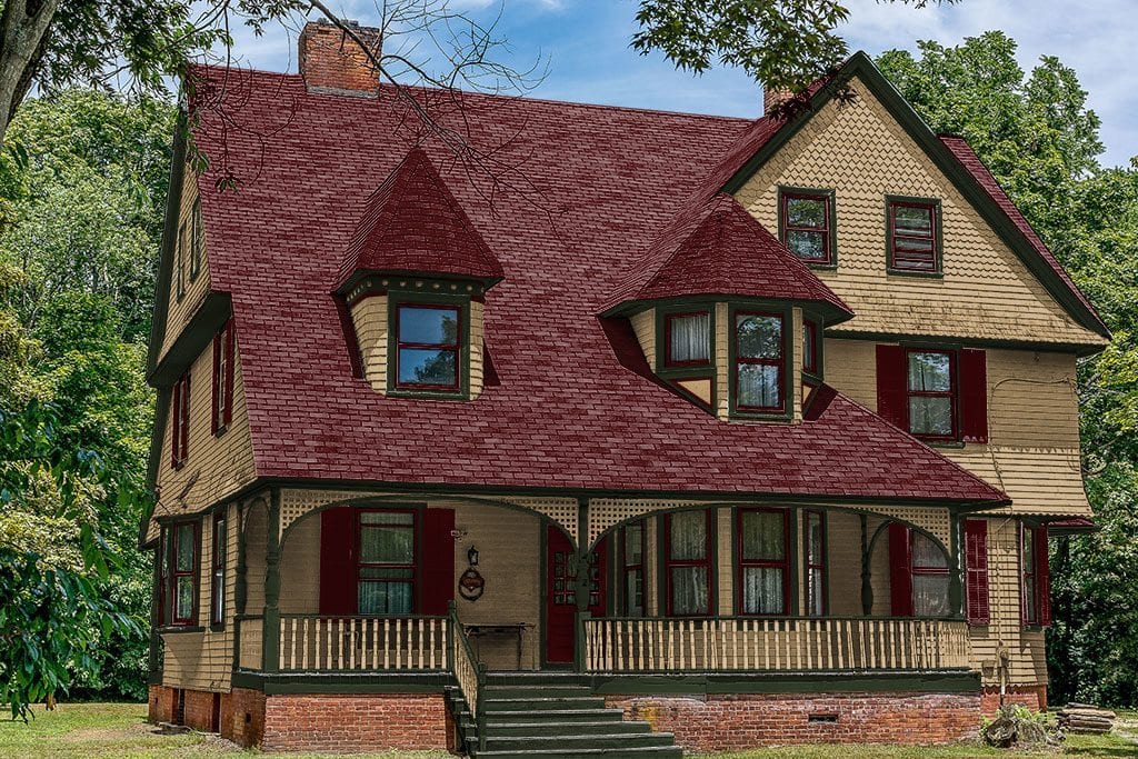 shingle style victorian painted