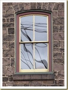 historic wood window