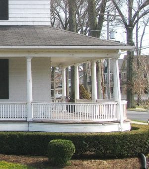 round front porch