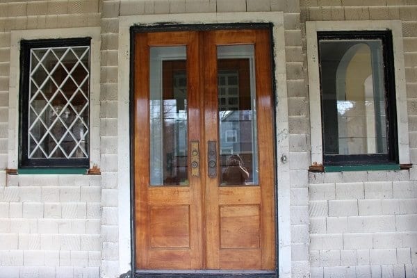 craftsman double door entrance