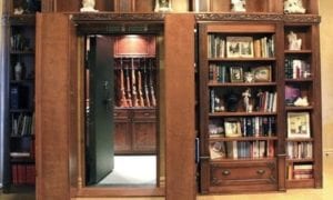 secret bookcase door