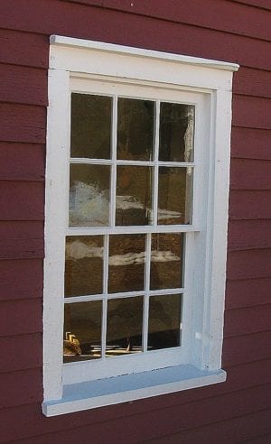 historic window muntins six over six