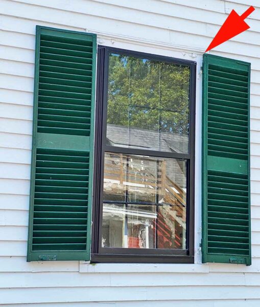 eastern style window casing shutters