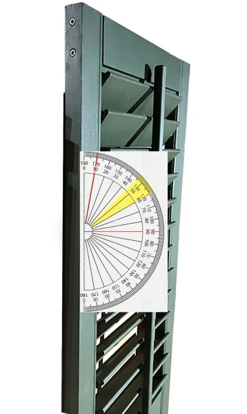 shutter louver angle