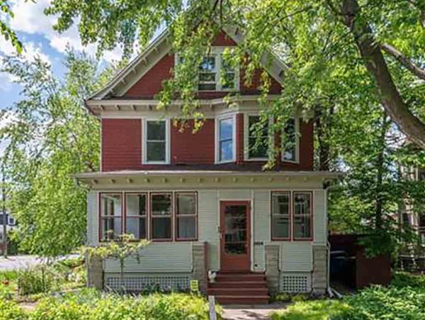 ugly house with enclosed porch