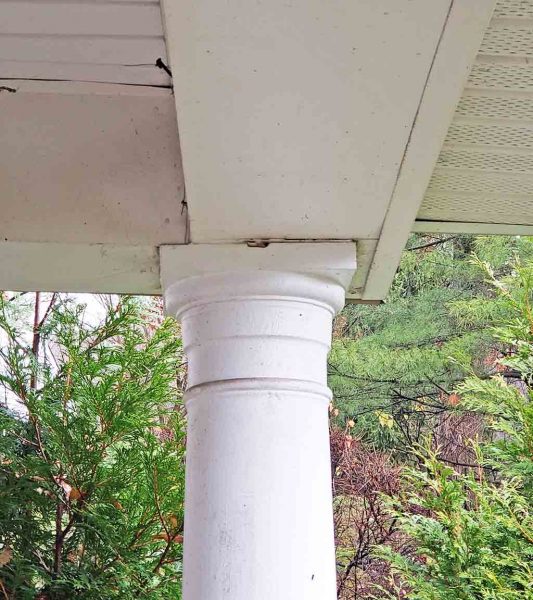 porch column done wrong