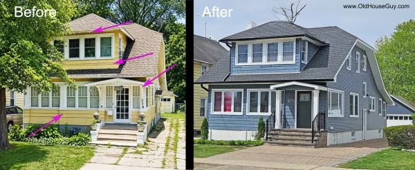 100 1/2 South Street Freehold NJ Craftsman Bungalow Renovation