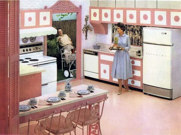 pink kitchen