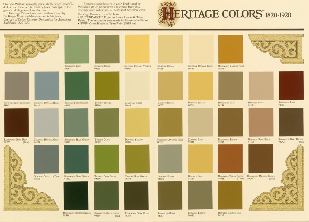 Are Colors on Historic Paint Charts Authentic? OldHouseGuy Blog
