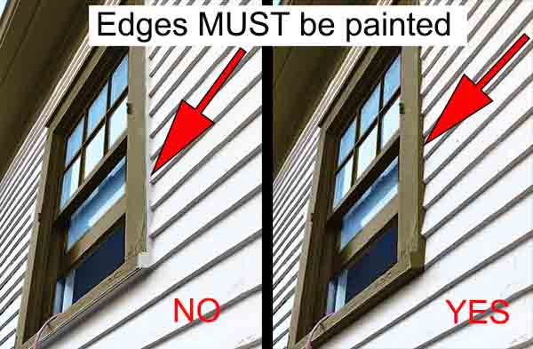 painting trim on your house