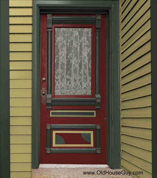 Victorian door historic colors