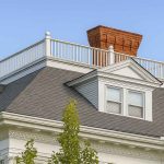 Roof balustrade widows walk